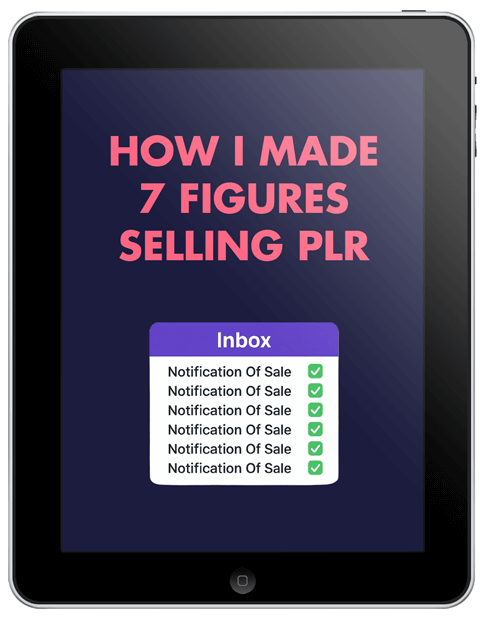 How I Made 7 Figures Selling PLR